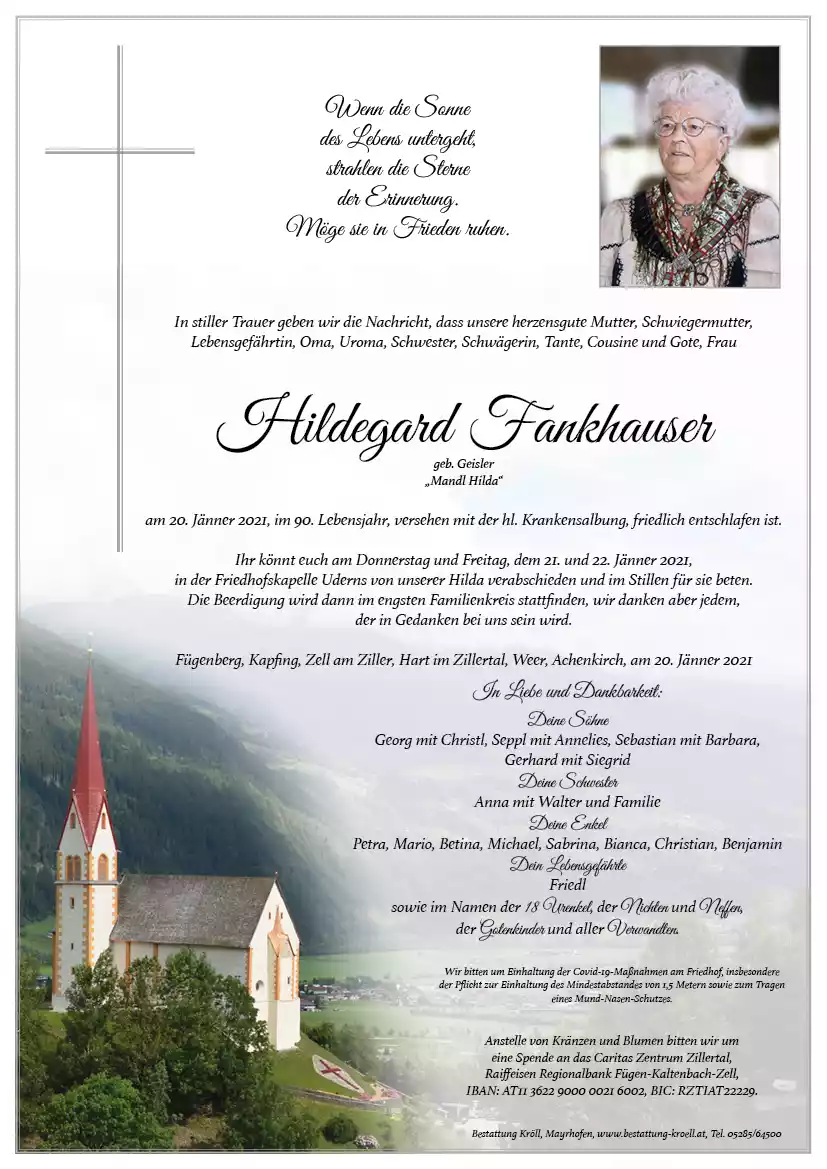 Parte von Hildegard Fankhauser